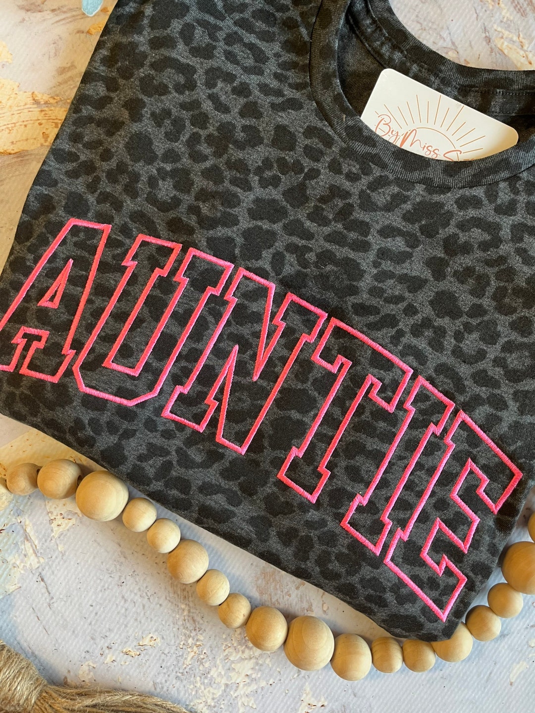 Custom The Cool Aunt Embroidered Comfort Colors Shirt / Aunt Gift