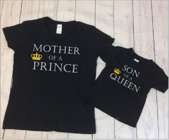 mum and son matching shirts