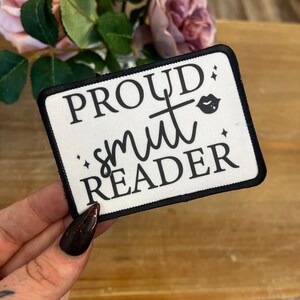 Proud Smut Reader Iron On Patch, Trucker Hat Patches, Iron On Patches, Reading Hat Patch, country, Bag Patch, DIY, Hat Bar, Bookworm