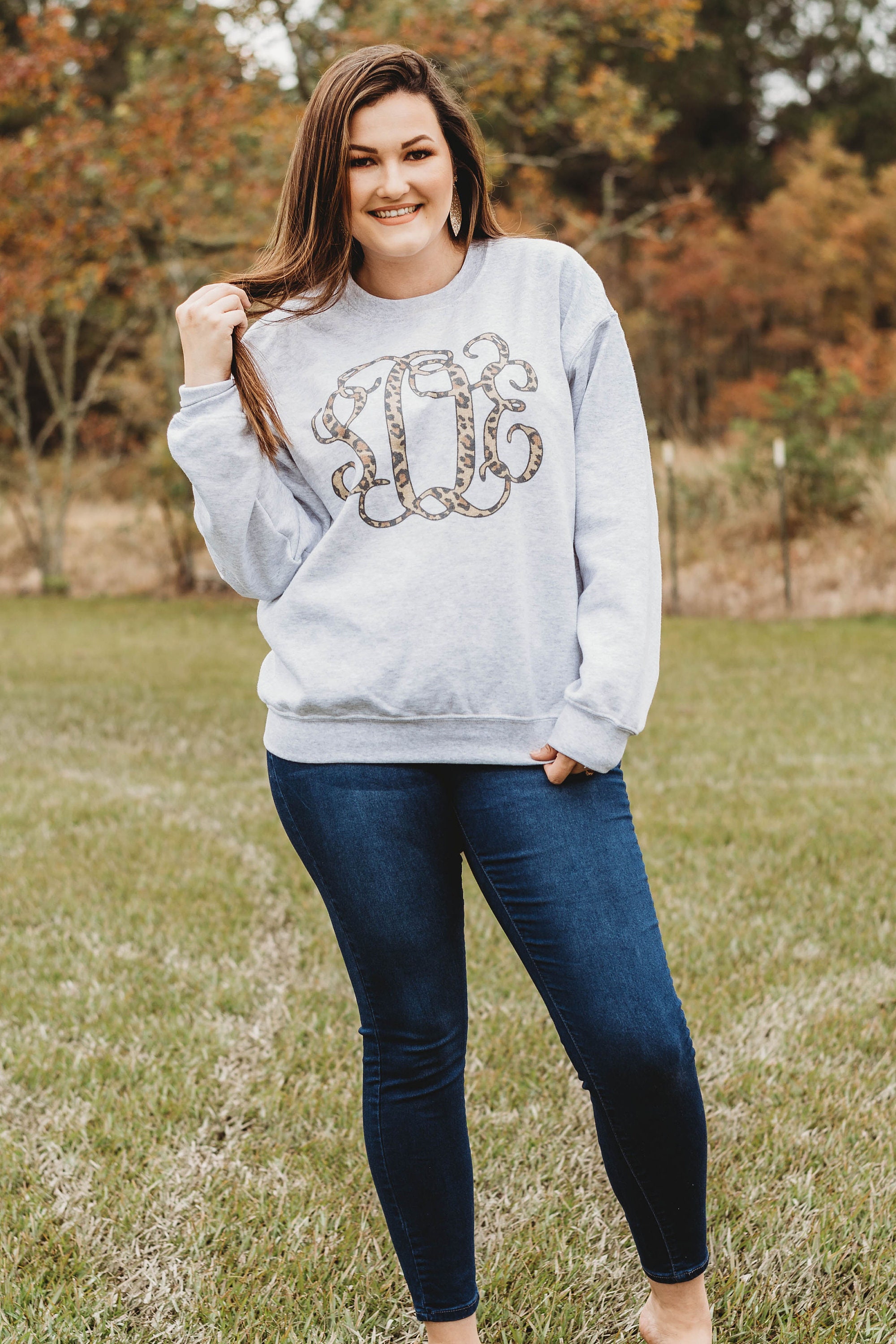 full monogram crewneck