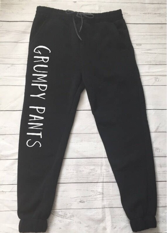 Grumpy Pants Sweatpants Comfy Joggers Mom Lounge Pants | Etsy