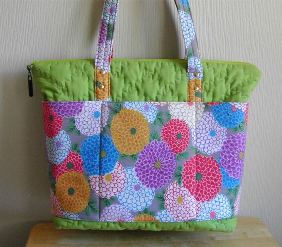 colorful quilted purse