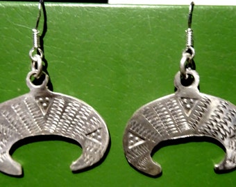 Moon shaped earrings