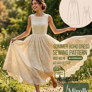 Boho linnen maxi-jurk, boothals mouwloze jurk us2-us16
