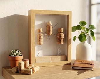 Unity makes joy: a family of corks and smiles