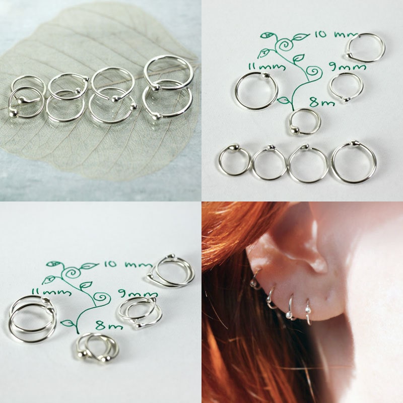 Orecchini A Cerchio Sleeper In Argento Sterling 925 - Tondini Da 2mm, Diametro 60mm, Peso 5,5g - 6