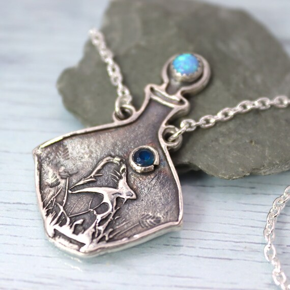 Silver Vial Necklace - Poison or Elixir? - Alice Goes Under Ground