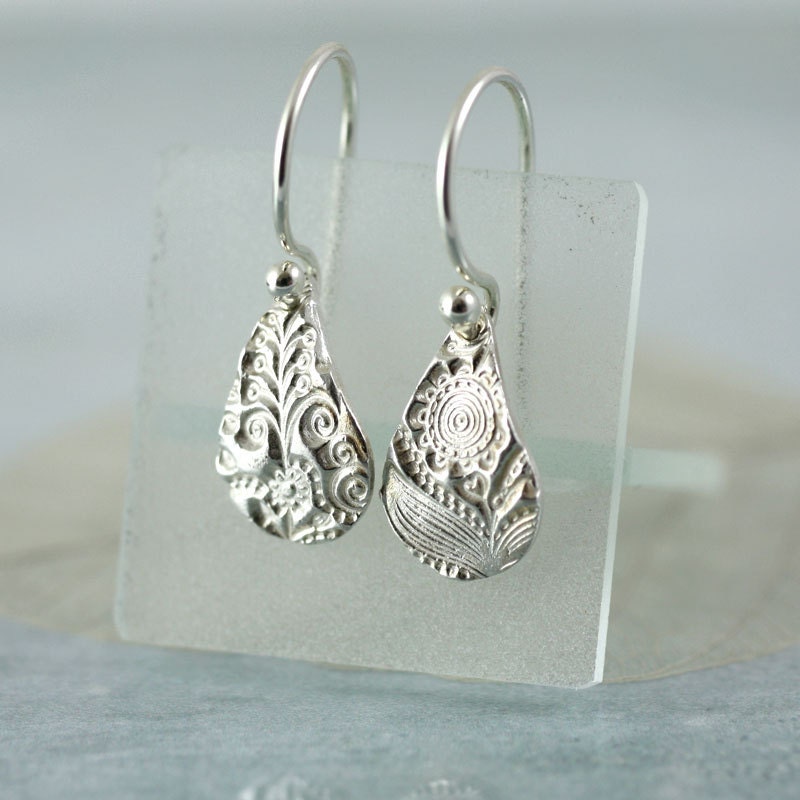 Silver shop clay earrings