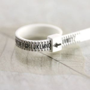 Ring sizer Know your size Measure UK Ring Size Check Ring Band Size Multisizer Ring Gauge image 1