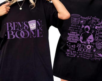 Benson Boone Wanted Man Tour Shirt, Fireworks and Rollerblades Tour 2026  Benson Boone Fan Gift, Indie Pop Concert Tee, Aesthetic Music