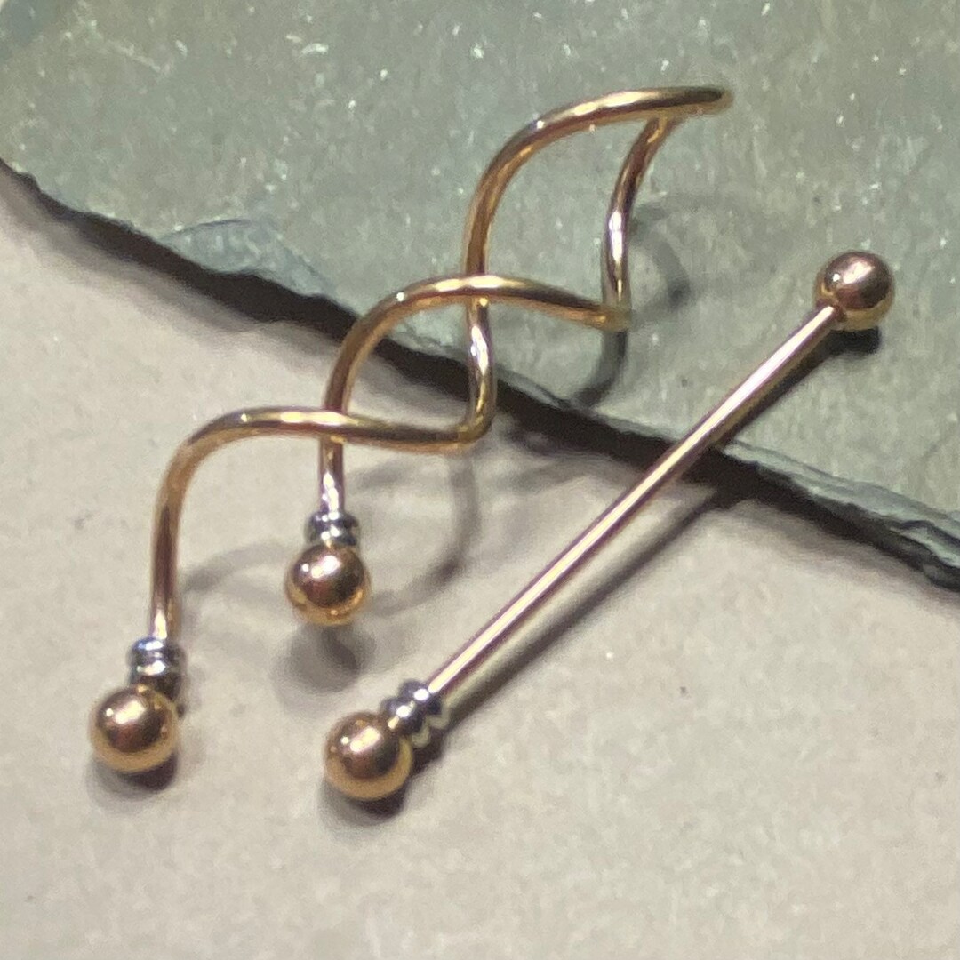 Industrial Barbell SET of 2 1 1/2 Straight & 1 Etsy