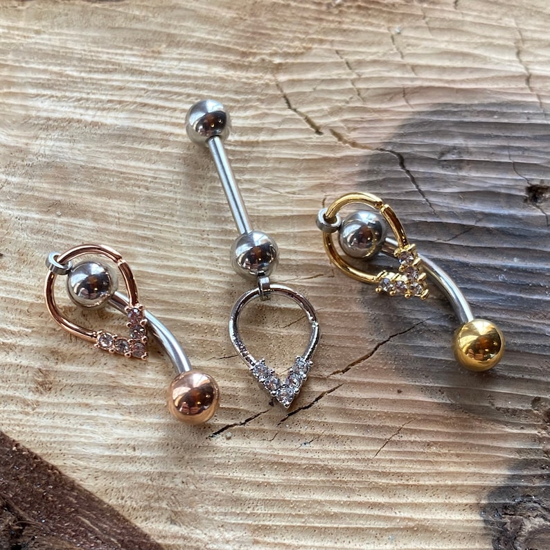 Vertical Hood Piercing Barbell 14G 12G 10G VCH Straight or Etsy