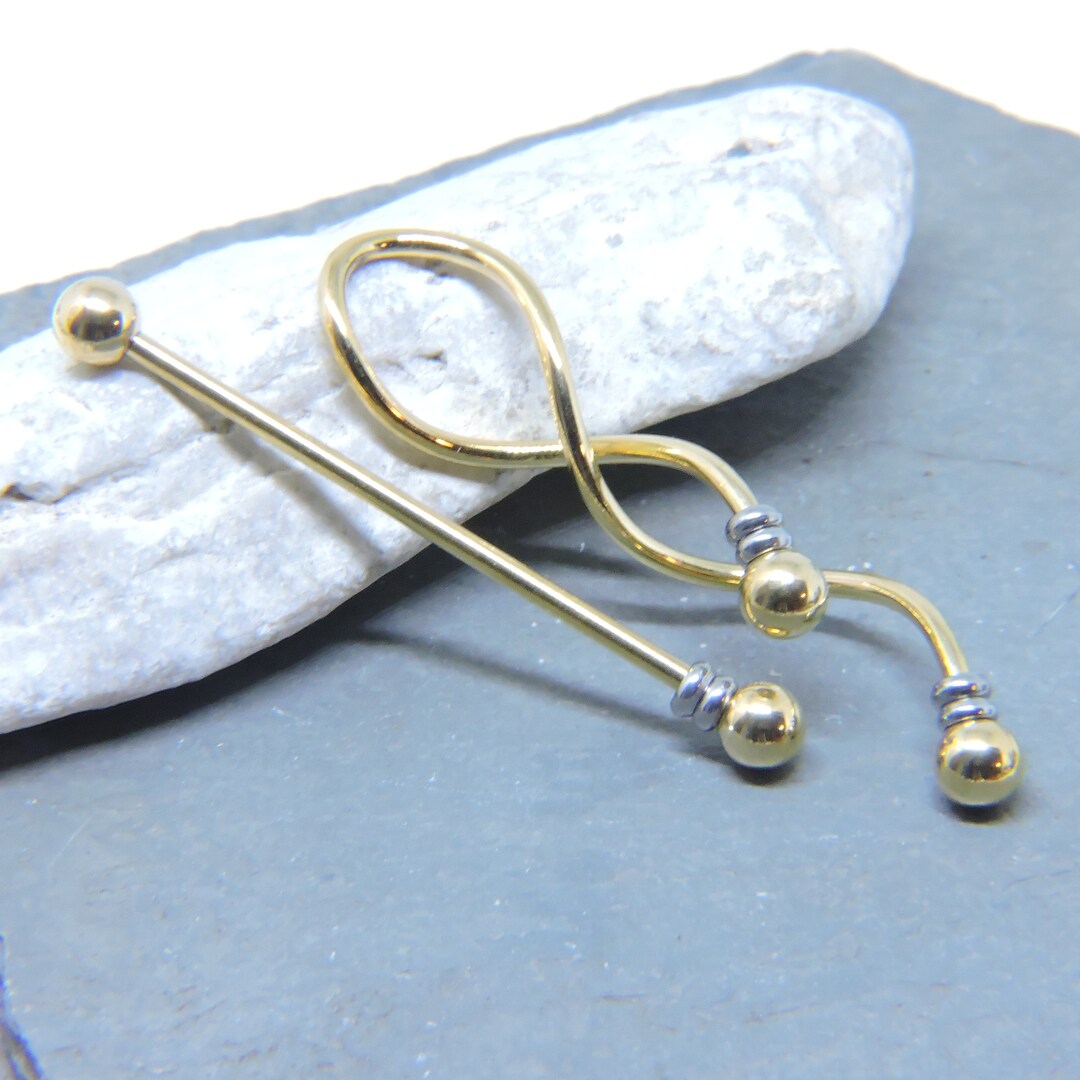 Industrial Barbell SET of 2 1 1/2 Straight & 1 Etsy