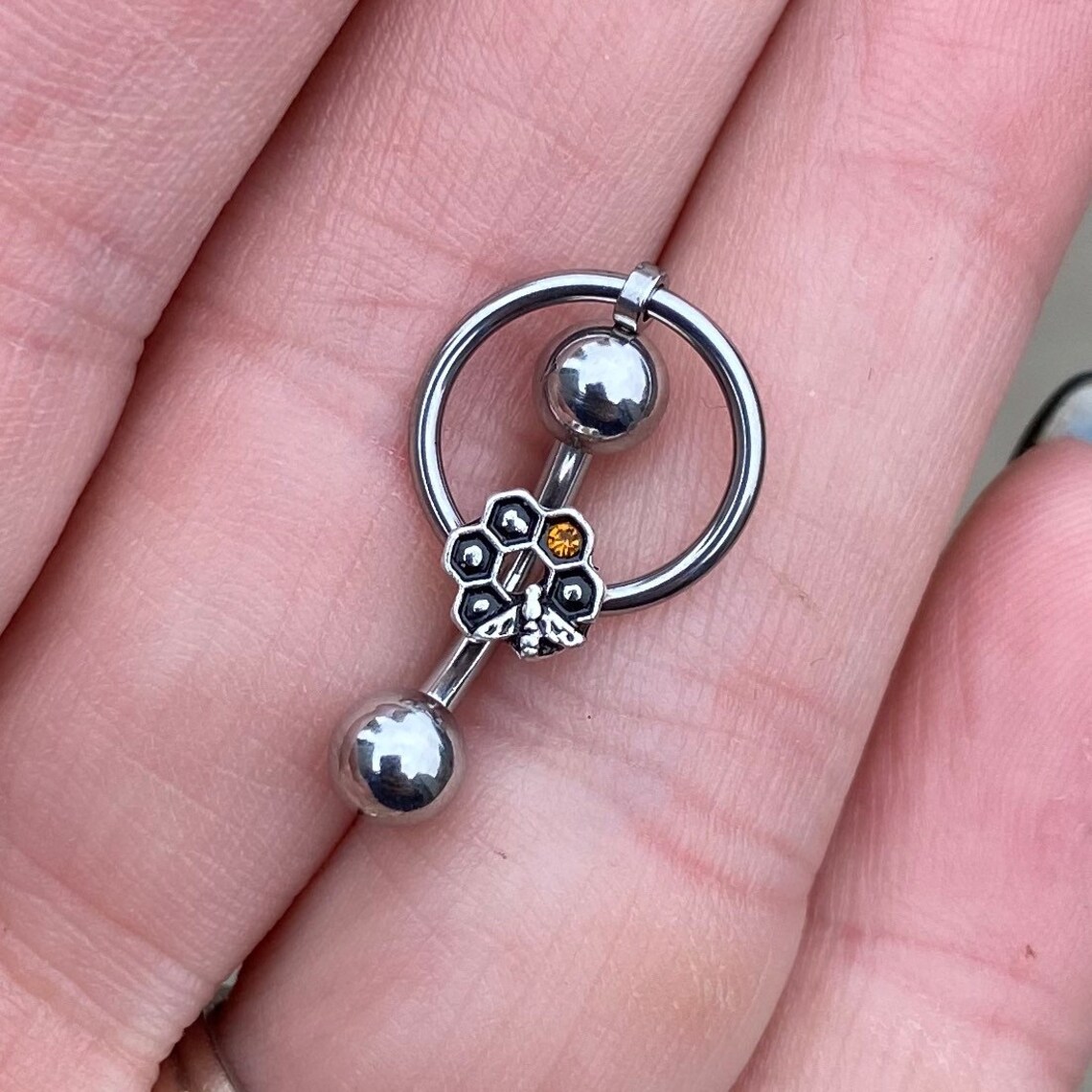 Vertical Hood Piercing Barbell 14G 12G 10G VCH Bar Straight or Etsy