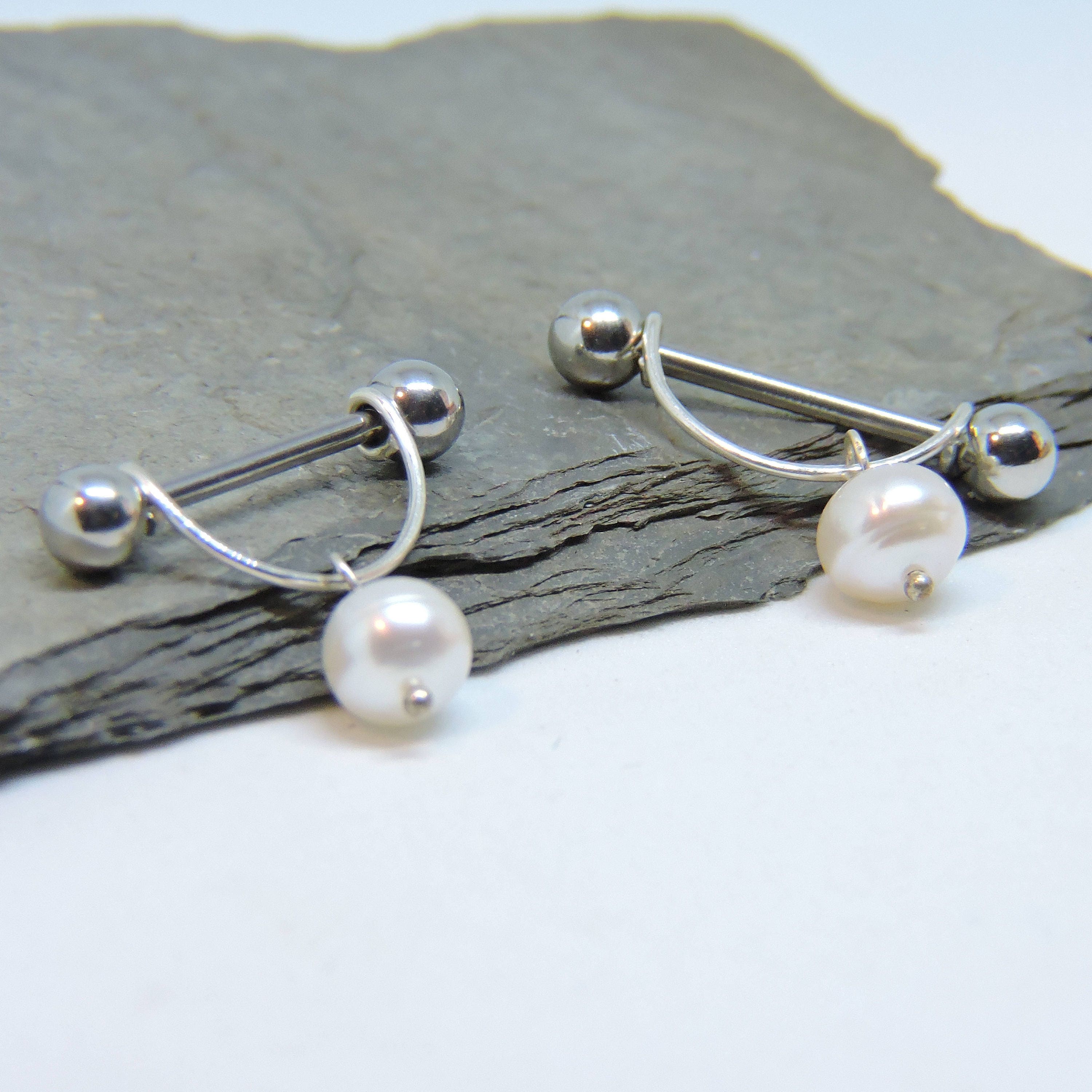Sterling silver shop nipple bars