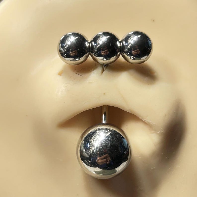 Piercing Príncipe Alberto 8 mm 10 mm PA T-Bar Esclavo 14G 12G 10G 8G Prepucio Apadravya imagen 3