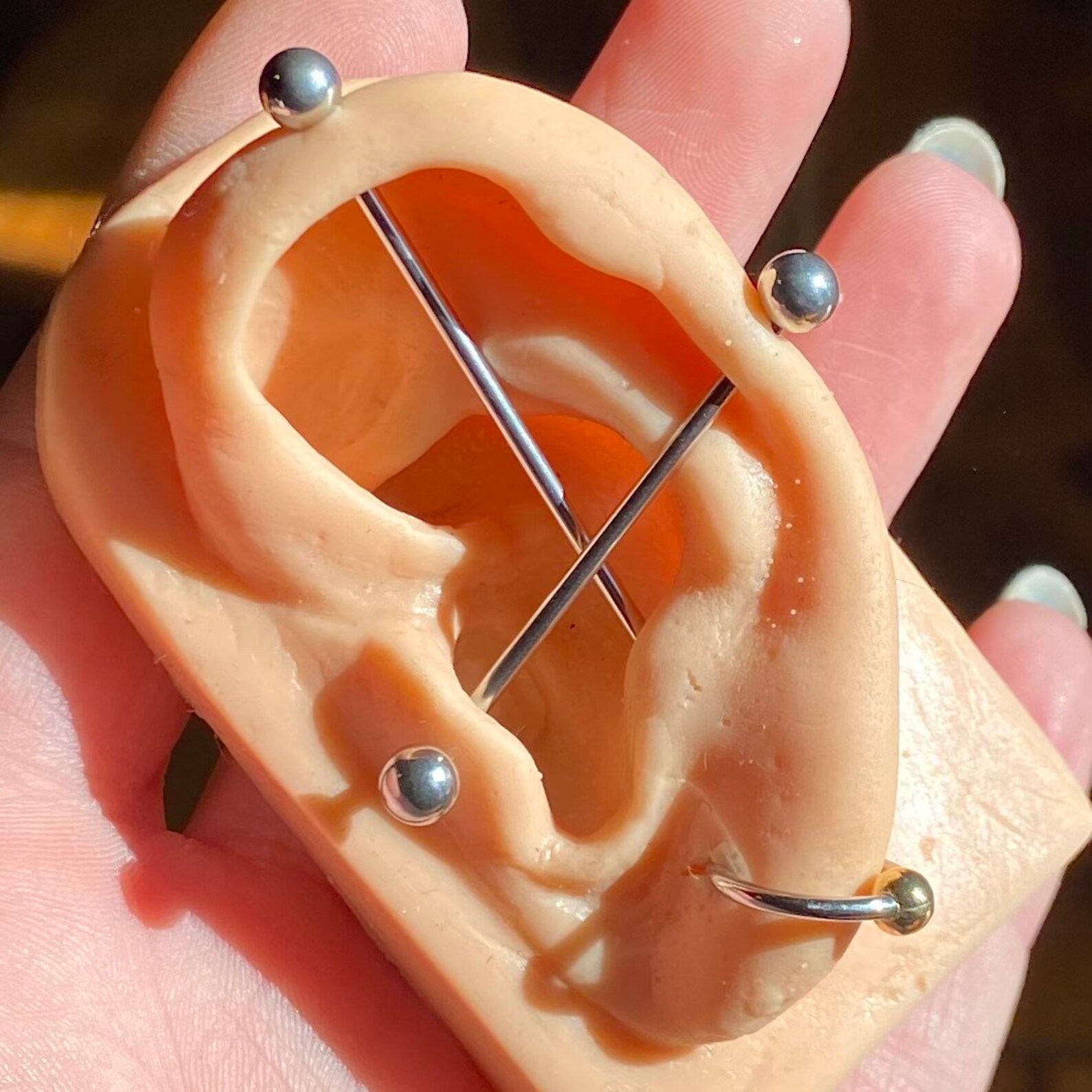 Four Way Industrial Barbells Custom Sized Straight Bar X Etsy