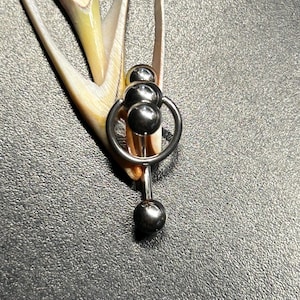 Vertikal huva Christina T-bar Hoop Slave 14G 12G 10g VCH Piercing