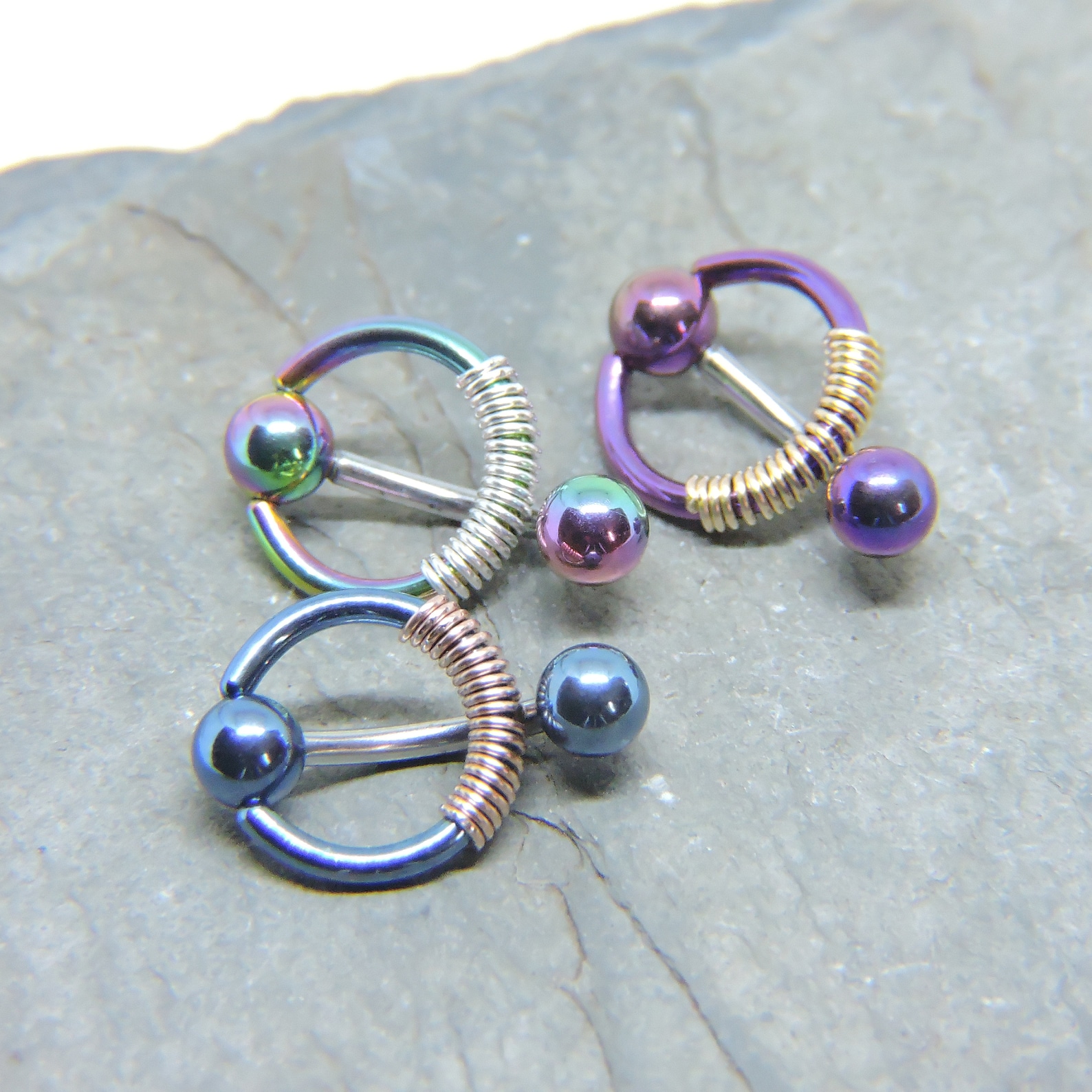 Vertical Hood Piercing Barbell 14G 12G 10G VCH Genital Bar Etsy