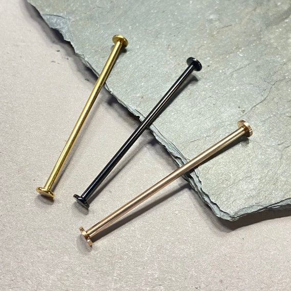 Industrial Barbell Piercing INTERNALLY THREADED Flat End 14G 1 1 2 Scaffold Upper Ear Bar Choose Barbell Color Etsy UK