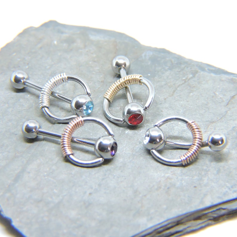 Vertical Hood Piercing Barbell 14G 12G 10G 8G VCH Genital Bar Etsy