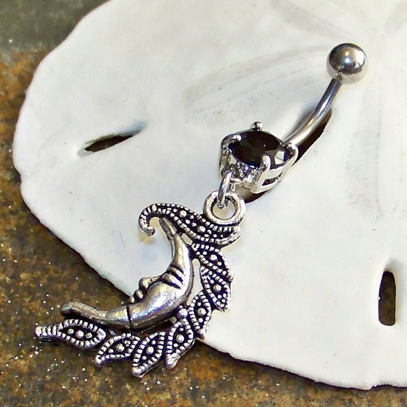Belly Button Ring Belly Button Jewelry Belly Ring Man in Etsy