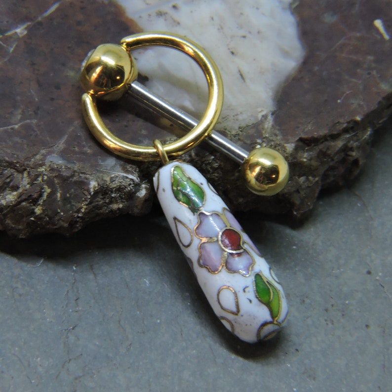 Gold Vertical Hood Piercing Barbell VCH 14G 12G 10G 8G Etsy