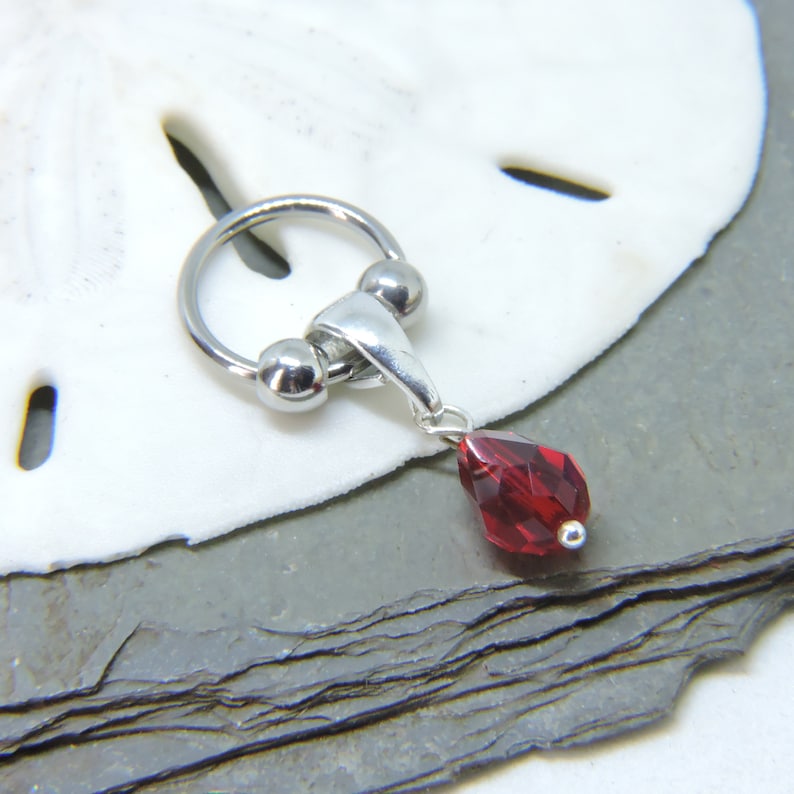 Horizontal Hood Captive Bead Ring 16G 14G HCH Bar Etsy