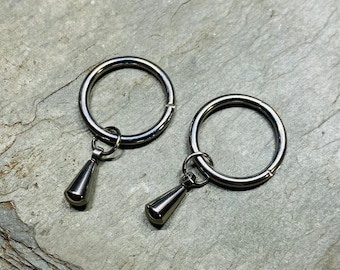 Nipple Rings 1 or SET of 2 Buffalo Bill Nipple Jewelry Clicker Rings - 20G 18G 16G 3/8” - 14G 12G 10G Daith Clickers - Any Piercing