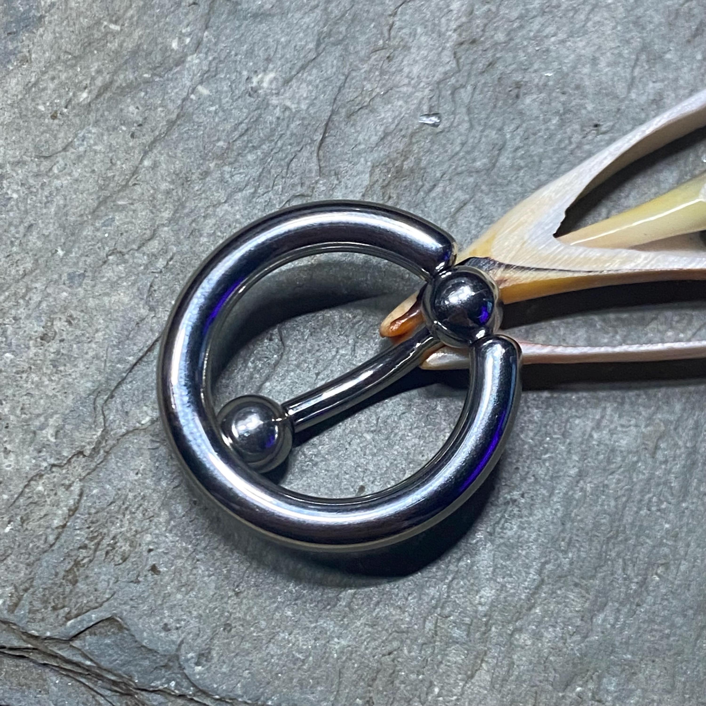 Labret-Innengewinde-Befestigungskugel Aus 316L Chirurgenstahl 1.2x10mm