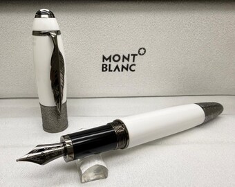 Vintage Montblanc Writers Edition Daniel Defoe Fountain Pen – Pre-Owned Luxury Writing Instrument