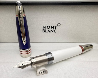 Vintage Montblanc Characters JFK Fountain Pen – Pre-Owned Luxury Writing Instrument