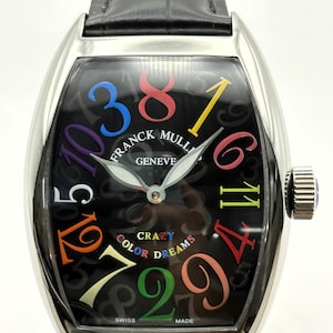 Vintage Franck Muller Crazy Color Dreams Automatic Watch – Stainless Steel Case, Black Dial