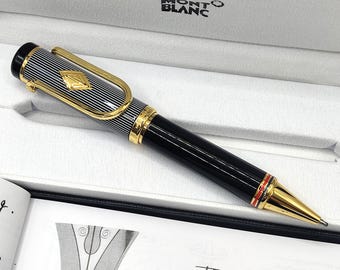 Vintage Montblanc Gatsby Edition Długopis Kulkowy – Używany Przedmiot Kolekcjonerski