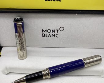 ヴィンテージ 90 年代 モンブラン ジェネレーション 万年筆、ブルー