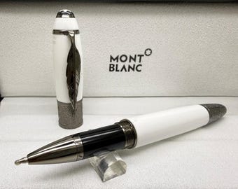 Vintage Montblanc Writers Edition Daniel Defoe Rollerball Pen – Pre-Owned Luxury Writing Instrument