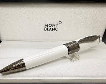 Vintage Montblanc Writers Edition Daniel Defoe Ballpoint Pen – Pre-Owned Luxury Writing Instrument