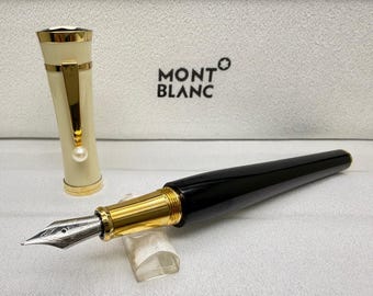 Vintage Montblanc Greta Garbo Edition Fountain Pen – Pre-Owned Luxury Writing Instrument