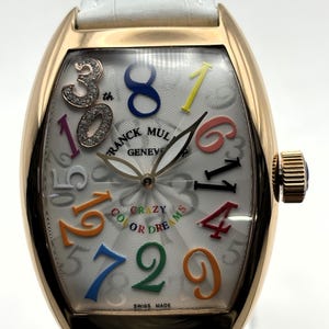 Vintage Franck Muller Geneve Crazy Color Dreams Automatic Rose Gold Watch (44mm)
