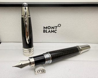 Vintage Montblanc Characters JFK Fountain Pen – Pre-Owned Luxury Writing Instrument