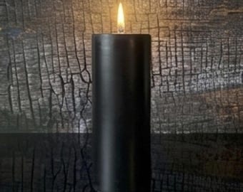 2" Diameter x 6" Tall - Organic Beeswax Pillar Candle – Ritual Altar Candle, Luxury Quality