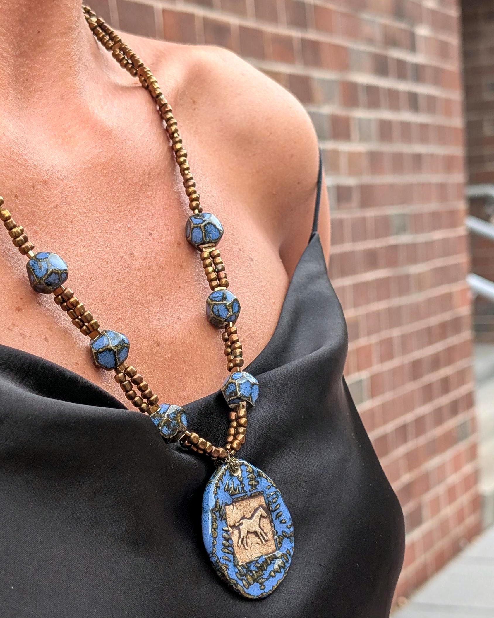 Rolling stones necklace - Etsy 日本