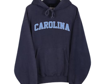 North Carolina TarHeels Center Swoosh Hoodie, 90's Carolina Shirt, Carolina Football Sweatshirt, Carolina Apparel, Carolina Clothing