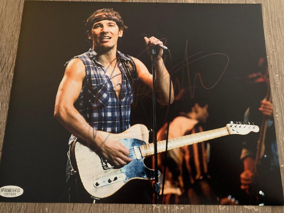 Bruce Springsteen Hand Signed Autographed 8x10 Photo COA - Etsy