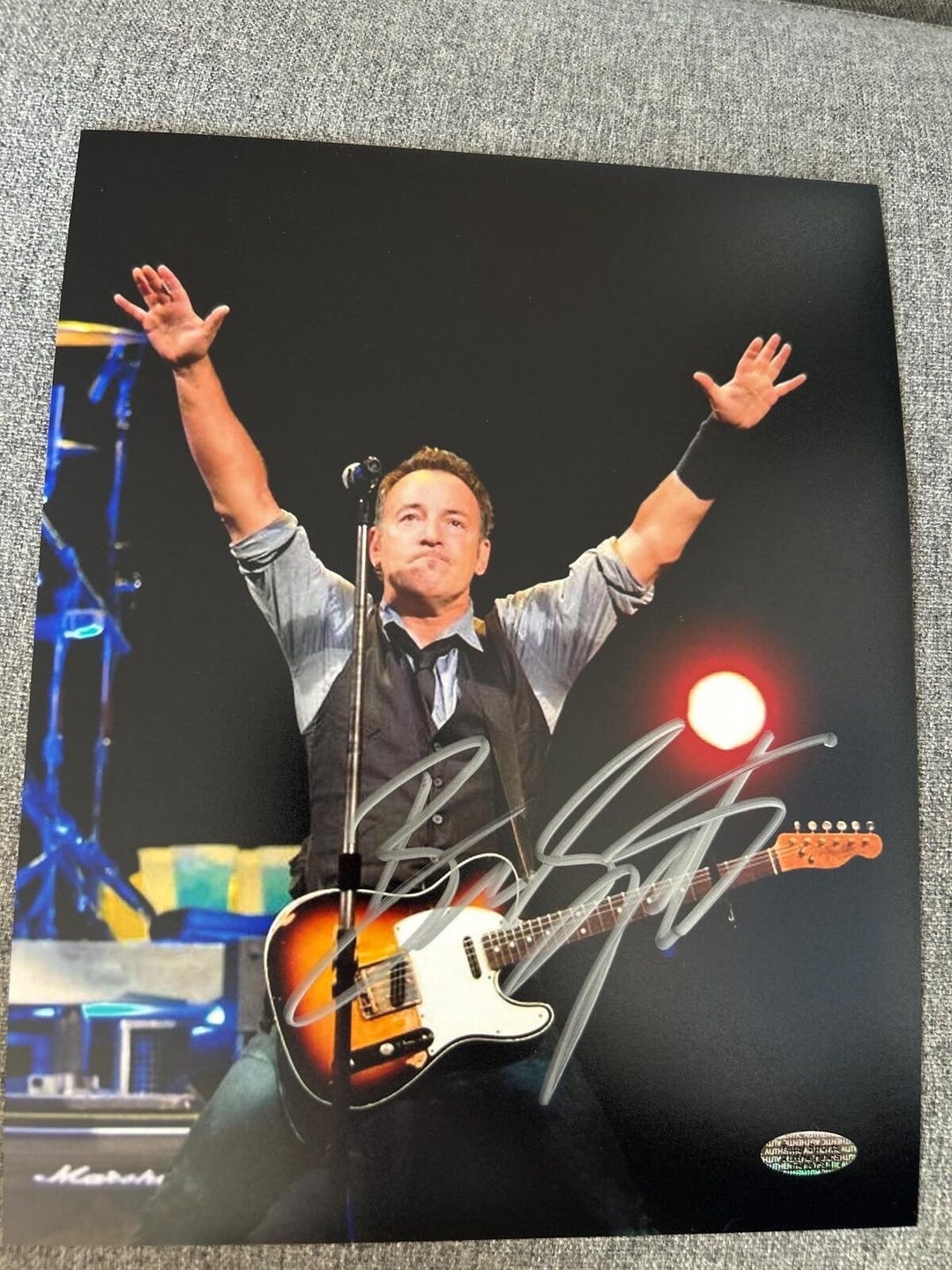 Bruce Springsteen Hand Signed Autographed 8x10 Photo COA - Etsy