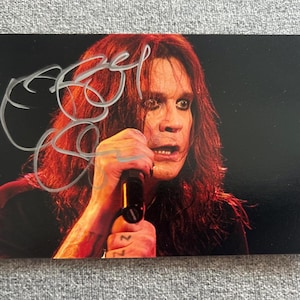 Ozzy osbourne autograph - Etsy 日本