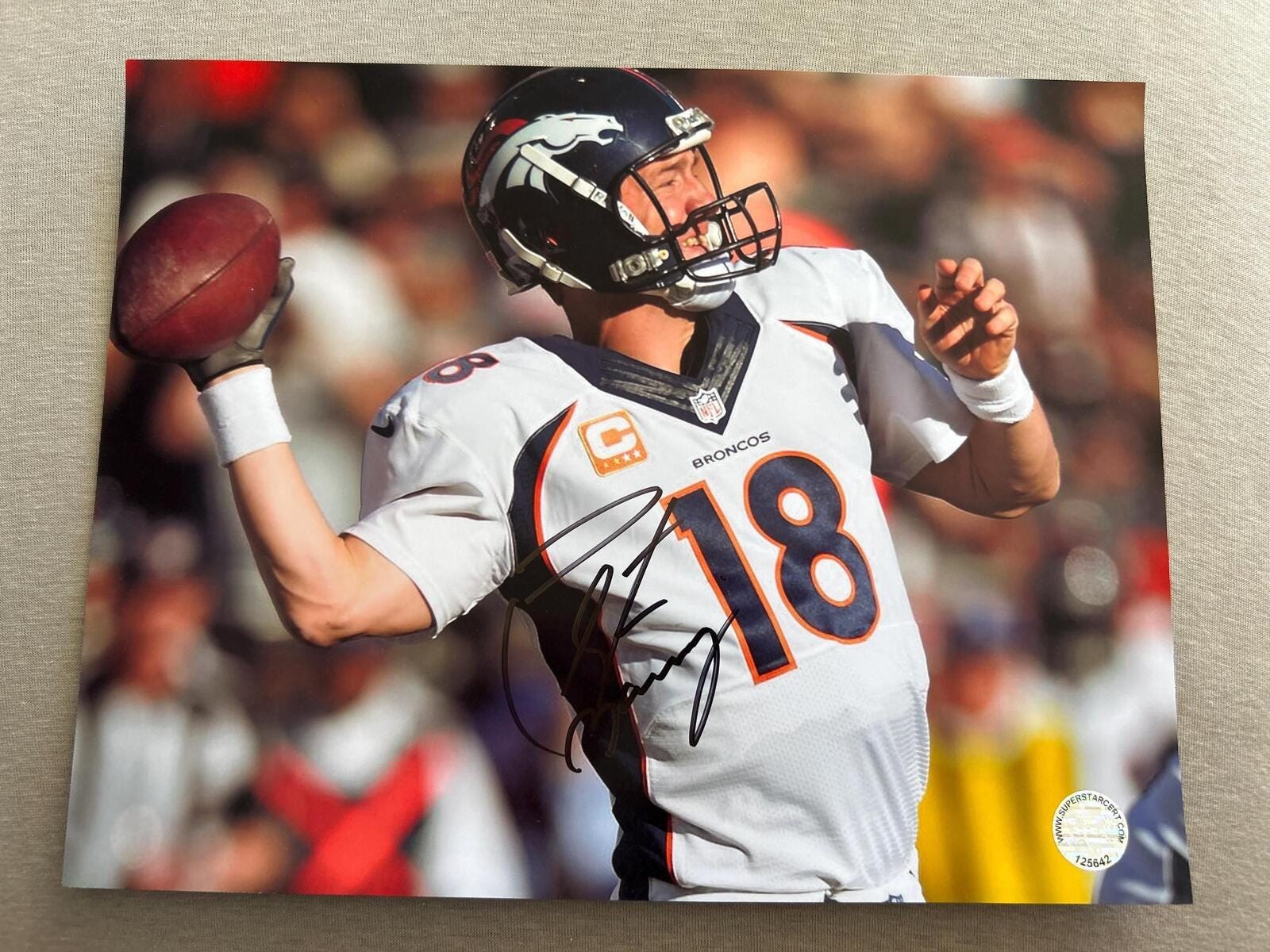 Peyton Manning Signed Autographed Denver Broncos 8x10 Photo COA - Etsy