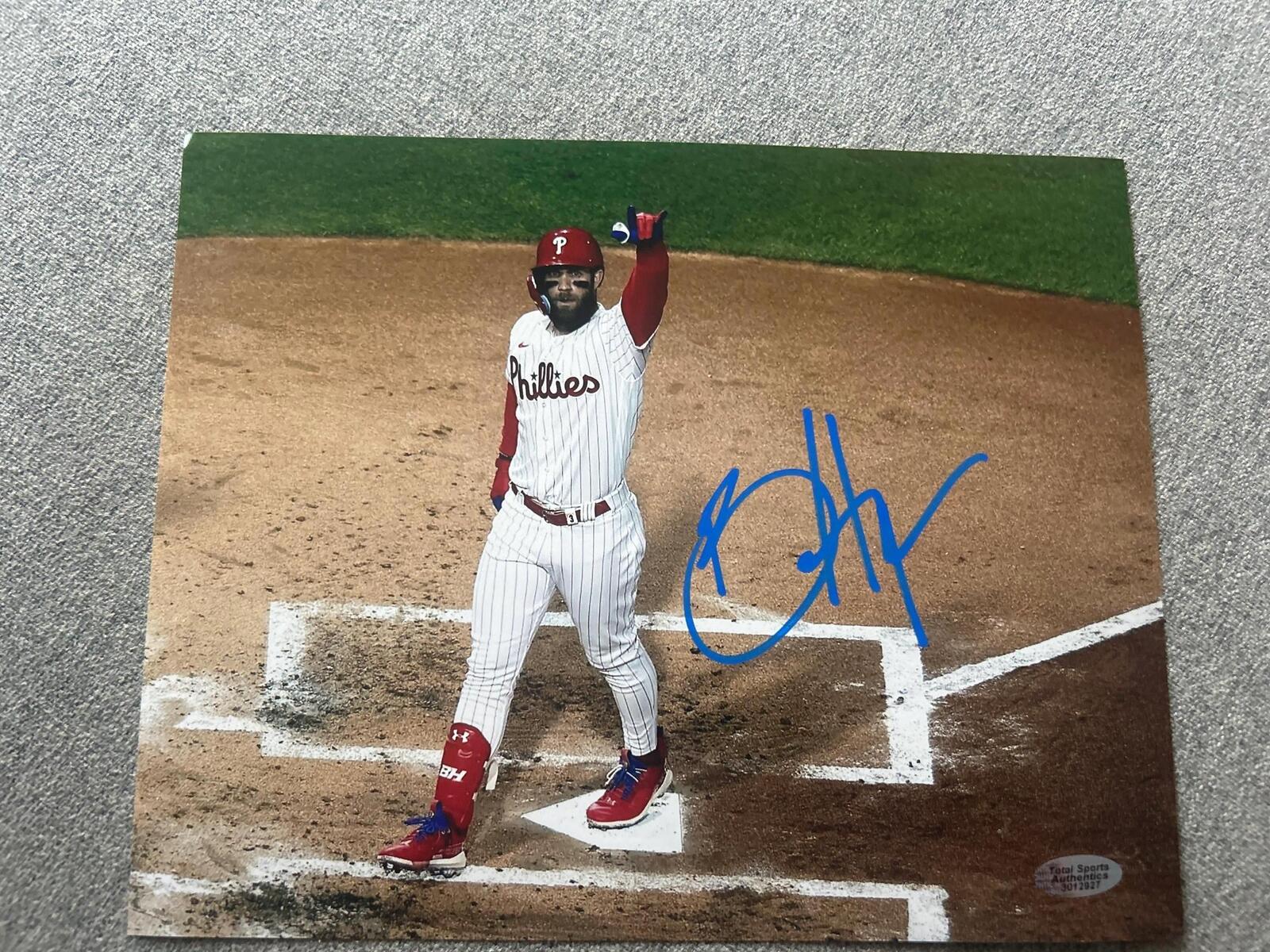 Bryce Harper Signed Autographed 8x10 Philadelphia Phillies Photo W/coa ...