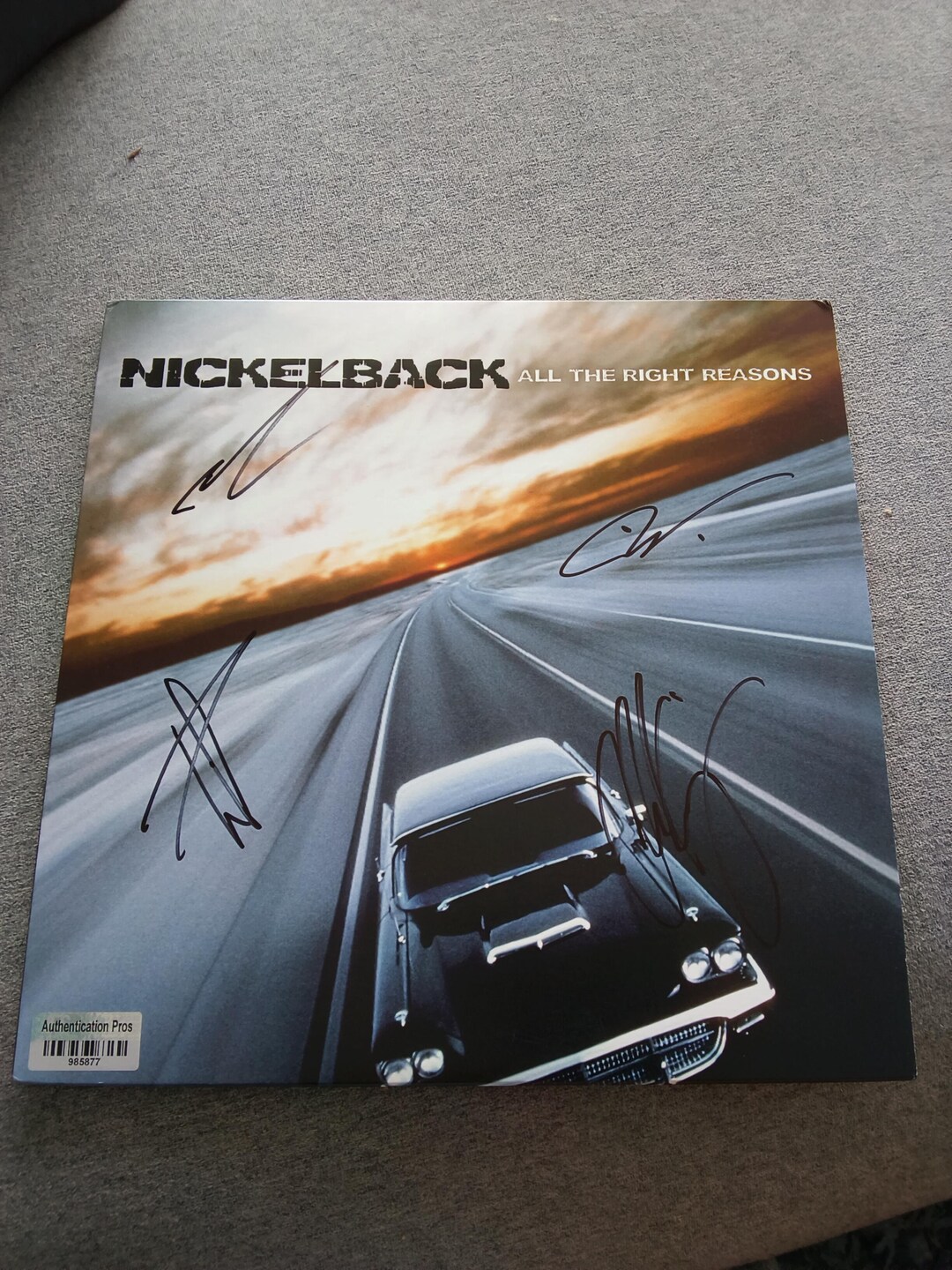 (1265) rosaryhill参加 スプリット knock 4 you CD Nickelback Signed Autographed Chad Kroger +3 All the Right Reasons