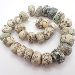 30 pcs MALI GRANITE STONE African Dogon trade beads ancient old antique